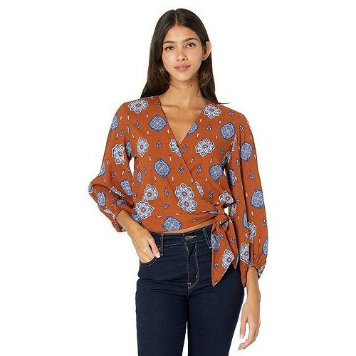 Rock And ブラウス Roll Cowgirl ロックンロールカウガール シャツ ブラウス トップス レディース 女性用 ファッション ブラウス Long Sleeve Shirt Burnt B4 1502 Sienna Sxzy34ny2tib50 La Wrap I Love 限定ブランド