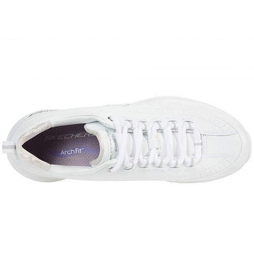 初回限定 Skechers スケッチャーズ レディース 女性用 シューズ 靴 スニーカー 運動靴 Arch Fit Citi Drive White Silver 再値下げ Subhasagun Com
