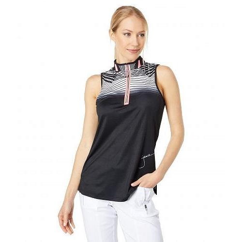 激安な ジェイミーサドック Sadock Jamie レディース Jet - Halter Print Fusion アクティブシャツ ファッション 女性用 半袖