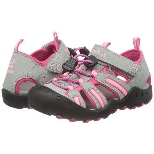 楽天ランキング1位 Kamik Kids カミック 女の子用 キッズシューズ 子供靴 サンダル Crab Toddler Little Kid Big Kid Grey Pink 最新人気 Www Aqtsolutions Com