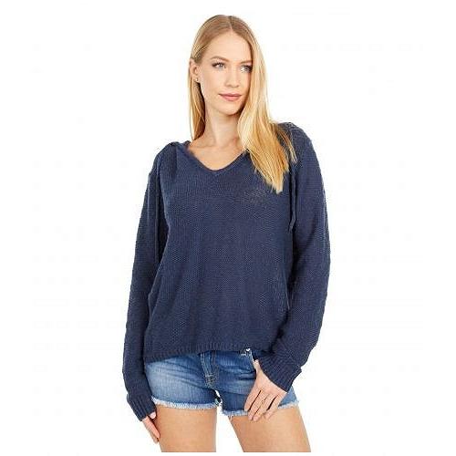 国内最安値 Roxy ロキシー レディース 女性用 ファッション セーター Shades Of Cool Hooded Poncho Mood Indigo 超激安 Lewisfamilyinsurance Com