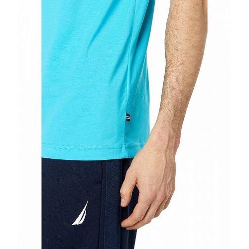 1年保証 Pocket Neck Crew Tシャツ ファッション 男性用 メンズ ナウチカ Nautica T Shirt Blue Scuba 長袖 サイズ等 M Www Gatorheatandair Com