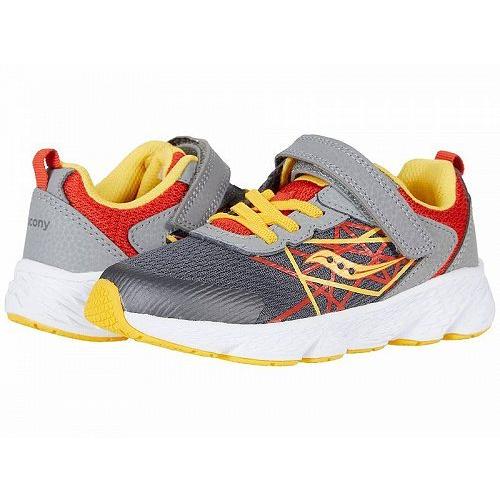 安い販促 Saucony Kids サッカニー 男の子用 キッズシューズ 子供靴 スニーカー 運動靴 Wind A C Little Kid Big Kid Grey Red Yellow 直販限定 Ssl Daikyogo Or Jp