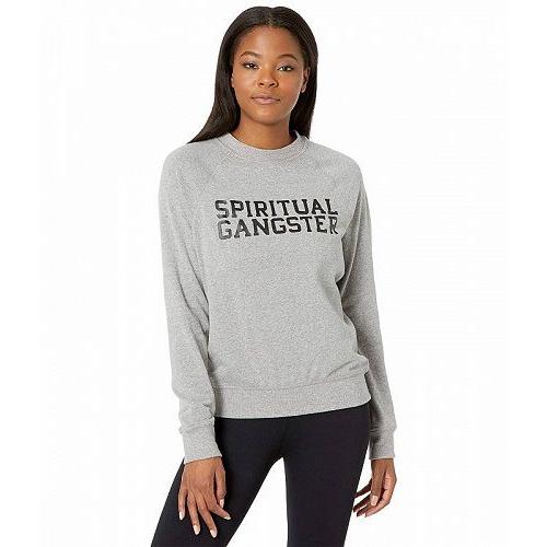 Spiritual Gangster スピリチュアルギャングスター レディース 女性用 ファッション パーカー スウェット Old School Pullover Heather Grey Zp105azqkmgg35c I Love La 通販 Yahoo ショッピング