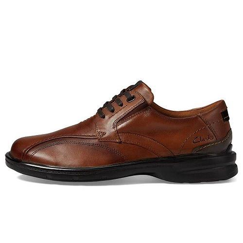 Clarks クラークス メンズ 男性用 シューズ 靴 オックスフォード 紳士靴 通勤靴 Gessler Lace - Dark Tan Leather｜ilovela｜04