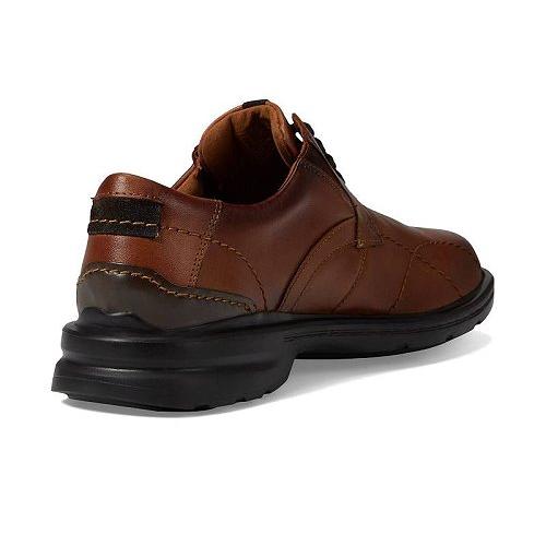 Clarks クラークス メンズ 男性用 シューズ 靴 オックスフォード 紳士靴 通勤靴 Gessler Lace - Dark Tan Leather｜ilovela｜05