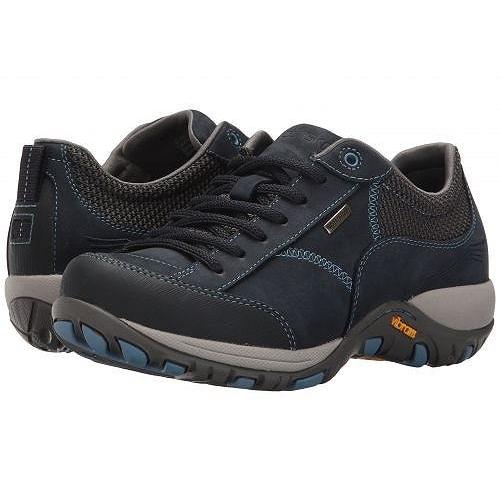 本物の Paisley 運動靴 スニーカー 靴 シューズ 女性用 レディース Dansko ダンスコ 送料無料 Navy Waterproof Nubuck Milled Gdz
