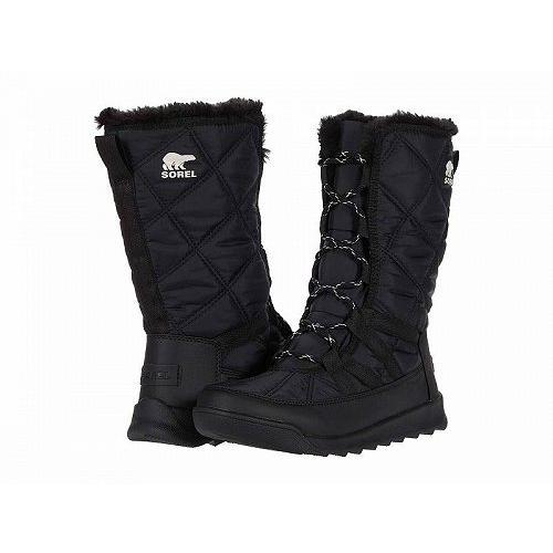 SOREL ソレル レディース 女性用 シューズ 靴 ブーツ スノーブーツ Whitney(TM) Tall Lace II - Black 1｜ilovela