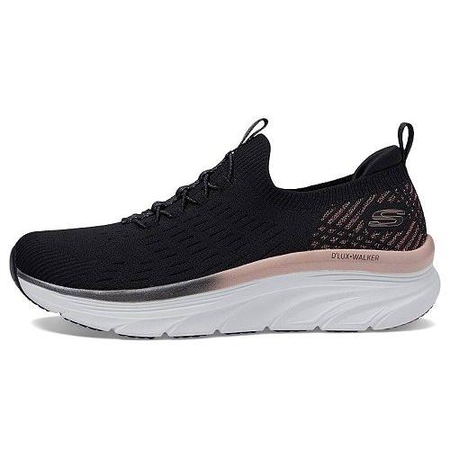 SKECHERS スケッチャーズ レディース 女性用 シューズ 靴 スニーカー 運動靴 D'Lux Walker-Let It Glow - Black Rose Gold｜ilovela｜04