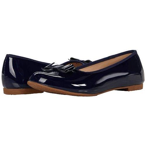 Elephantito エレファンティート 女の子用 キッズシューズ 子供靴 フラット Camille Flats (Toddler/Little Kid/Big Kid) - Patent Navy