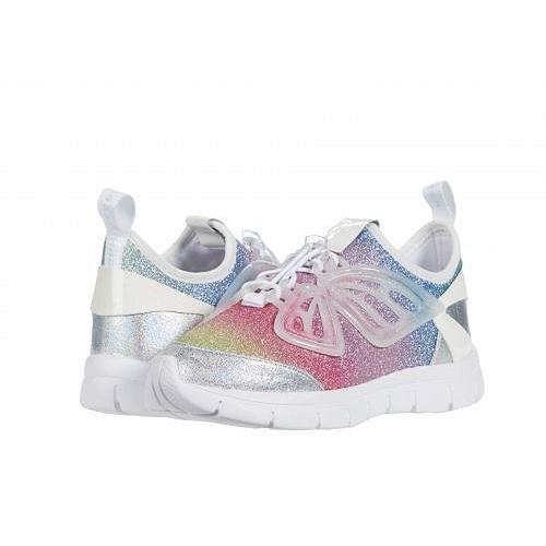 新品即決 Sophia Webster ソフィアウェブスター 女の子用 キッズシューズ 子供靴 スニーカー 運動靴 Fly By Sneaker Toddler Little Kid Silver Pastel 魅了 Homeofmalones Com