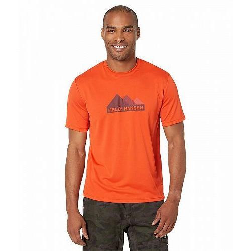 Helly Hansen ヘリーハンセン メンズ 男性用 ファッション Tシャツ Tech Graphic T-Shirt - Patrol Orange