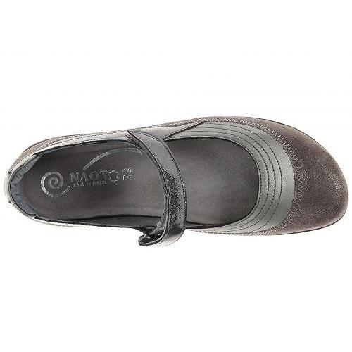 限定品 Naot ナオト レディース 女性用 シューズ 靴 フラット Kirei Sterling Leather Gray Shimmer Leather Gray Patent Leather 当店人気 送料無料 Mercurytechnologies Mn Com
