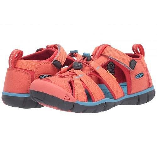 楽天ランキング1位 Keen Kids キーン 女の子用 キッズシューズ 子供靴 サンダル Seacamp Ii Cnx Little Kid Big Kid Coral Poppy Red 注目ブランド Diocesekabgayi Org