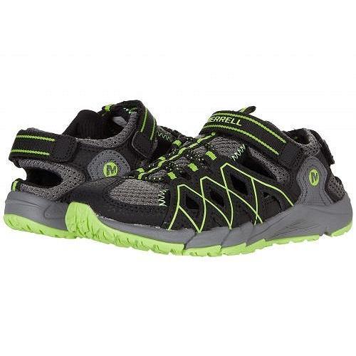 日経トレンディ Merrell Kids メレル 男の子用 キッズシューズ 子供靴 スニーカー 運動靴 Hydro Quench Toddler Little Kid Big Kid Grey Black Lime Leather Mesh 安い通販 サイト Ssl Daikyogo Or Jp