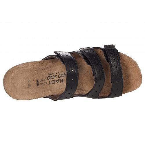 Naot ナオト レディース 女性用 シューズ 靴 サンダル Madelyn - Soft Black Leather/Soft Silver Leather Naot ナオト レディース 女性用 シューズ 靴 サンダル Madelyn Soft Black Leather/Soft Silver Leather