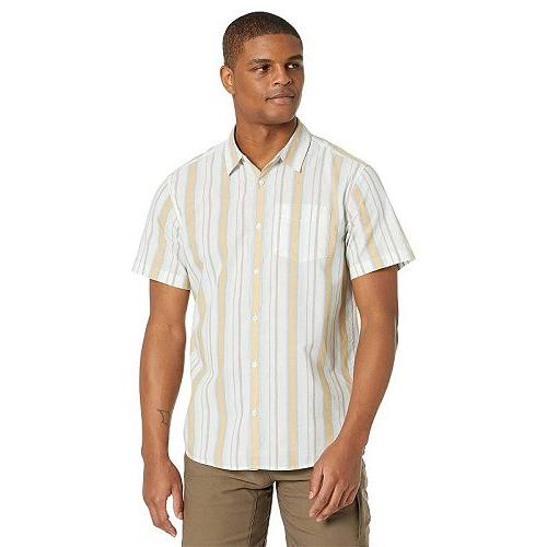 Prana プラナ メンズ 男性用 ファッション ボタンシャツ Groveland Shirt - Birch 1