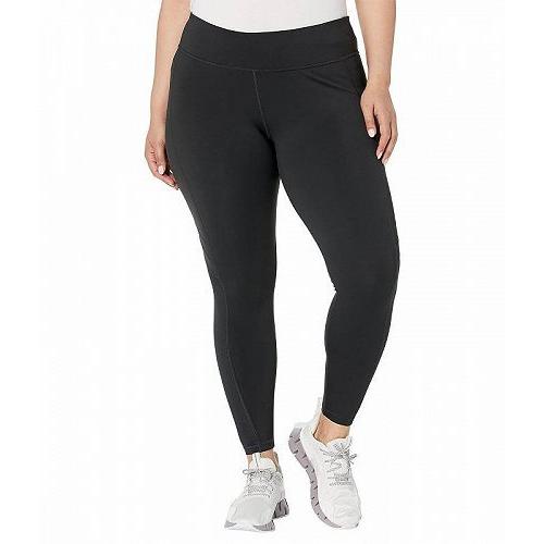 Reebok リーボック レディース 女性用 ファッション パンツ ズボン Plus Size Workout Ready Mesh Leggings - Night Black