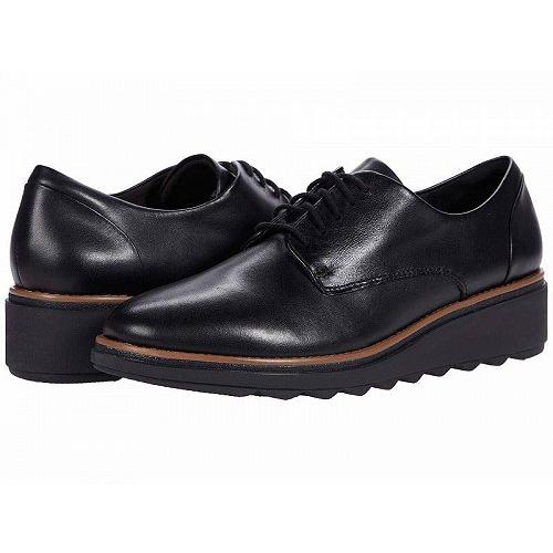 即日出荷 Clarks クラークス レディース 女性用 シューズ 靴 オックスフォード ビジネスシューズ 通勤靴 Sharon Noel Black Leather Dark Tan Welt 国際ブランド Staging Uneltemania Ro