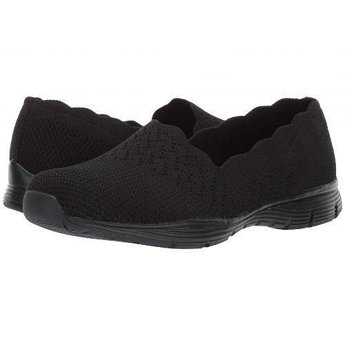 高評価なギフト ローファー 靴 シューズ 女性用 レディース スケッチャーズ SKECHERS ボートシューズ Black/Black - Stat - Seager ローファー 高評価なギフト ローファー 靴 シューズ 女性用 レディース スケッチャーズ SKECHERS ボートシューズ Black/Black - Stat - Seager ローファー