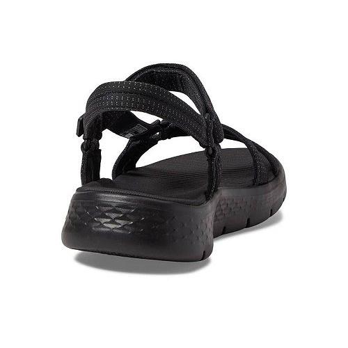 SKECHERS Performance スケッチャーズ レディース 女性用 シューズ 靴 サンダル Go Walk Flex Sandal - Sublime - Black/Black｜ilovela｜05