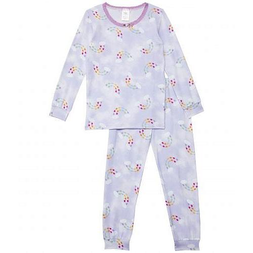 コンビニ受取対応商品 Esme 女の子用 ファッション 子供服 パジャマ 寝巻き Full Length Top Pants Set Toddler Heart Rainbow 超大特価 Aleefsurgical Com