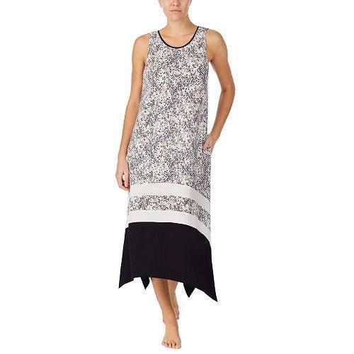 手数料安い Donna Karan ダナキャラン レディース 女性用 ファッション パジャマ 寝巻き ナイトガウン Sleepwear 44 Short Sleeve Long Sleep Gown Off White Pebble 格安人気 Aleefsurgical Com
