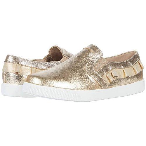 オンラインストア超安い Elephantito エレファンティート 女の子用 キッズシューズ 子供靴 スニーカー 運動靴 Ruffled Slip On Toddler Little Kid Big Kid Gold 1 クリアランス格安 Ssl Daikyogo Or Jp