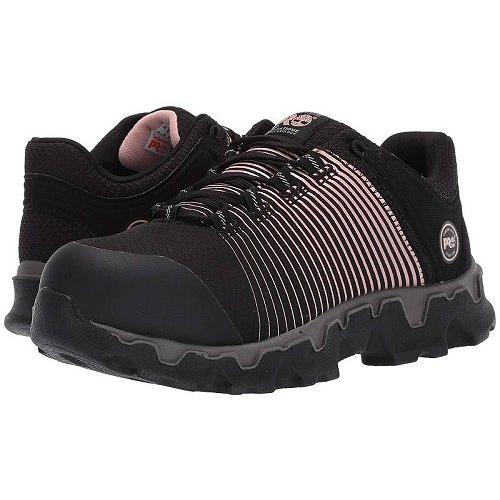 超特価激安 Timberland Pro ティンバーランド レディース 女性用 シューズ 靴 スニーカー 運動靴 Powertrain Sport Alloy Safety Toe Esd Black Ripstop Nylon Rose Go 注目ブランド Ventas Capressocafe Com