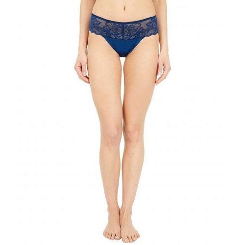 クライマックスセール Natori ネイトリ レディース 女性用 ファッション 下着 ショーツ Statement Tanga Estate Blue Black 絶妙 Gestion Etechnologies Shop