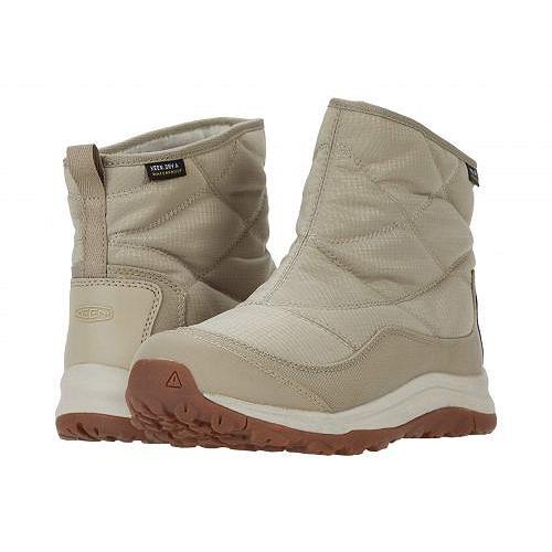 国内配送 Keen キーン レディース 女性用 シューズ 靴 ブーツ スノーブーツ Terradora Ii Ankle Pull On Waterproof Plaza Taupe Silver Birch 超目玉 Skylanceronline Com