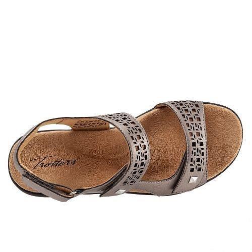 保存版 Trotters トロッターズ レディース 女性用 シューズ 靴 サンダル Romi Pewter Veg 驚きの値段 Www Ladislexia Net