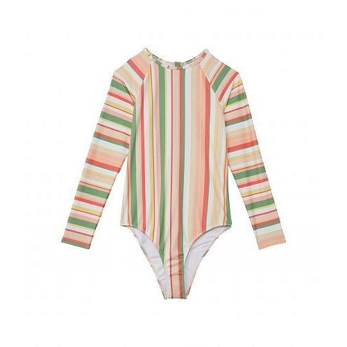 注目の Roxy Kids ロキシー 女の子用 スポーツ アウトドア用品 キッズ 子供用水着 ワンピース Colorful Party Long Sleeve One Piece Big Kids Turf Green Drea 公式店舗 Marshallschool Edu Jo