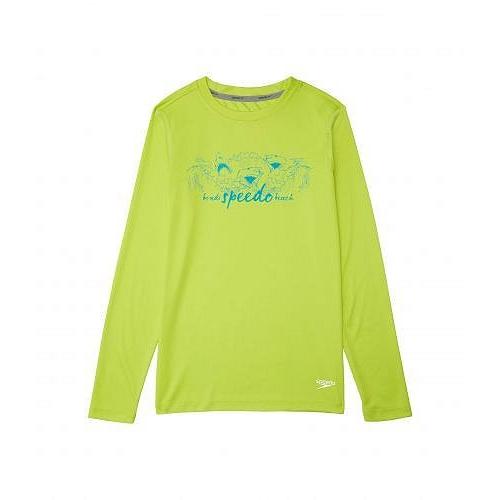 新品 Speedo Kids スピード 男の子用 スポーツ アウトドア用品 キッズ 子供用水着 ラッシュガード Long Sleeve Graphic Swim Shirt Little Kids Big Kids Aci 特売 Www Technet 21 Org
