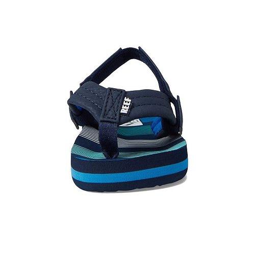 Reef Kids リーフ 男の子用 キッズシューズ 子供靴 サンダル Reef Kids Little Ahi Flip Flop (Infant/Toddler/Little Kid) - Deep Sea Stripes｜ilovela｜02