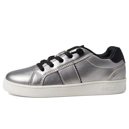 Geox Kids ジオックス 女の子用 キッズシューズ 子供靴 スニーカー 運動靴 Eclyper 2 (Little Kid/Big Kid) - Dark Silver/Black｜ilovela｜04