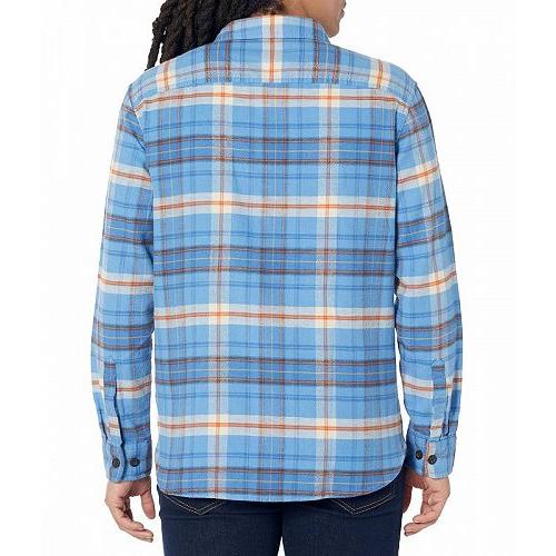 Pendleton ペンドルトン メンズ 男性用 ファッション ボタンシャツ Burnside Flannel Shirt - Seaside Blue/Red Plaid｜ilovela｜02