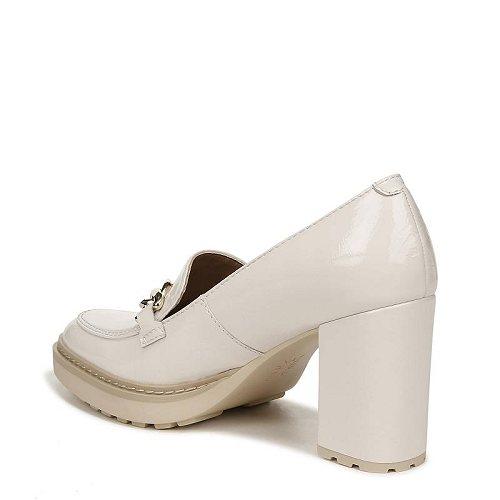 底値 Naturalizer ナチュラライザー レディース 女性用 シューズ 靴 ローファー ボートシューズ Callie-Moc - Satin Pearl Beige Leather