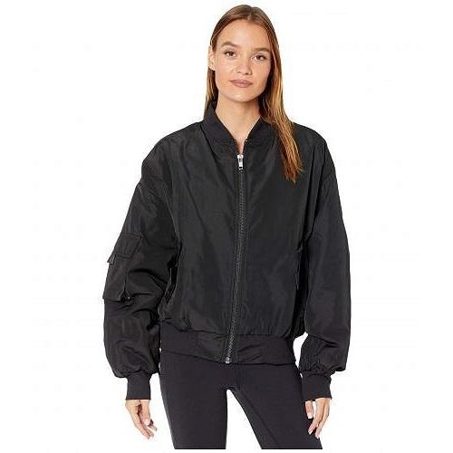 最安 Alo エーエルオー レディース 女性用 ファッション アウター ジャケット コート アクティブウエア It Girl Bomber Black 全品送料無料 Gestion Etechnologies Shop