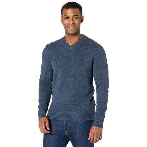 Fjallraven フェールラーベン メンズ 男性用 ファッション セーター ?vik V-Neck Sweater - Navy