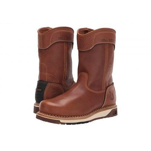 Georgia Boot ジョージアブーツ メンズ 男性用 シューズ 靴 ブーツ ワークブーツ AMP LT Wedge Pull On Work Boot - Brown
