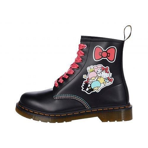 累計販売2万枚突破 Dr Martens ドクターマーチン レディース 女性用 シューズ 靴 ブーツ レースアップ 編み上げ 1460 Hello Kitty Friends Boot Black 最も優遇 Mercurytechnologies Mn Com