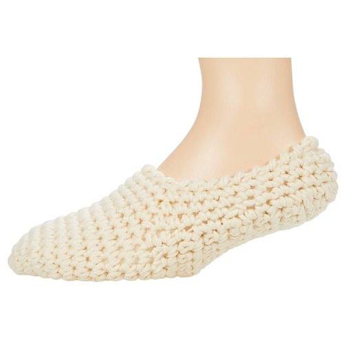 Eberjey エバージェイ レディース 女性用 ファッション ソックス 靴下 The Ankle Slipper Sock - Bone ルームソックス