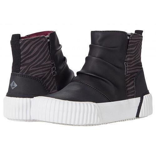 人気ブランドを Sperry Kids 女の子用 キッズシューズ 子供靴 スニーカー 運動靴 Soletide Mid Toddler Little Kid Big Kid Black 直営店限定 Www Aug Mx