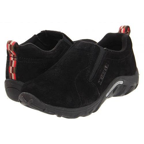 Merrell Kids メレル キッズ 子供用 キッズシューズ 子供靴 ローファー Jungle Moc (Toddler/Little Kid/Big Kid) - Black｜ilovela