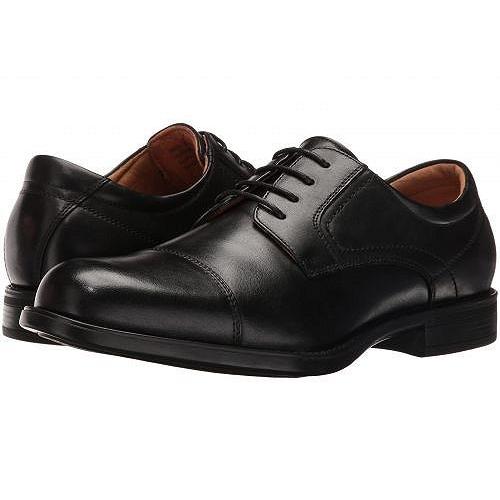 素敵な Toe Cap Medfield Men's 通勤靴 紳士靴 オックスフォード 靴 シューズ 男性用 メンズ フローシャイム Florsheim Oxford Black - オックスフォードシューズ