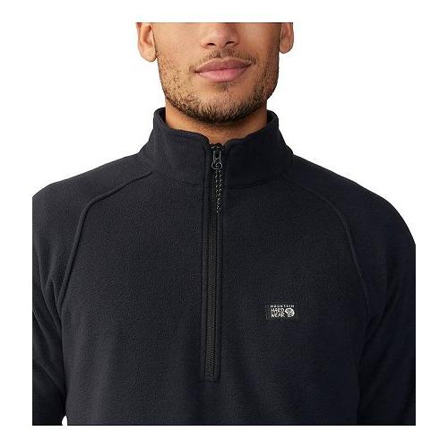 Mountain Hardwear マウンテンハードウエア メンズ 男性用 ファッション アウター ジャケット コート ジャケット Microchill(TM) 1/4 Zip Pullover - Black｜ilovela｜03