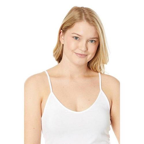 Skin レディース 女性用 ファッション 下着 キャミソール Organic Pima Cotton Goldie Cami - White｜ilovela｜03