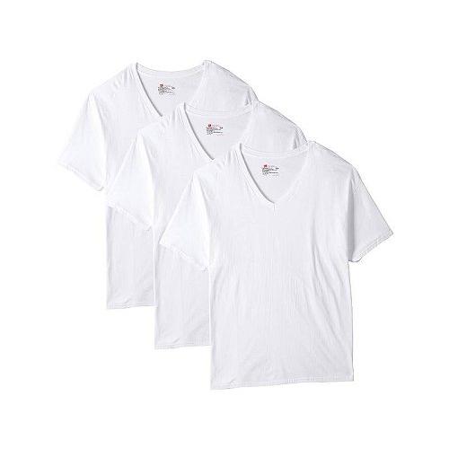 使い勝手の良い less Men S Tシャツ ファッション 男性用 メンズ ヘインズ Hanes Ultra White Available Packs Tee Multiple V Neck Soft 長袖 オプション 選択なし Ppkbppa Pacitankab Go Id