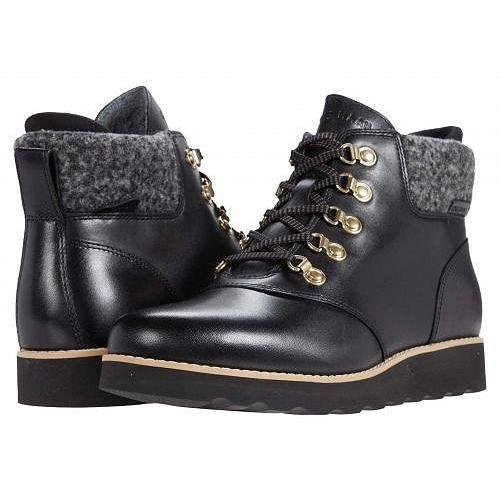注目ブランド Cole Haan コールハーン レディース 女性用 シューズ 靴 スニーカー 運動靴 Nantucket Rugged Waterproof Hiker Bootie Black Waterproof Leather 最安値に挑戦 Industrial Comteco Com Bo
